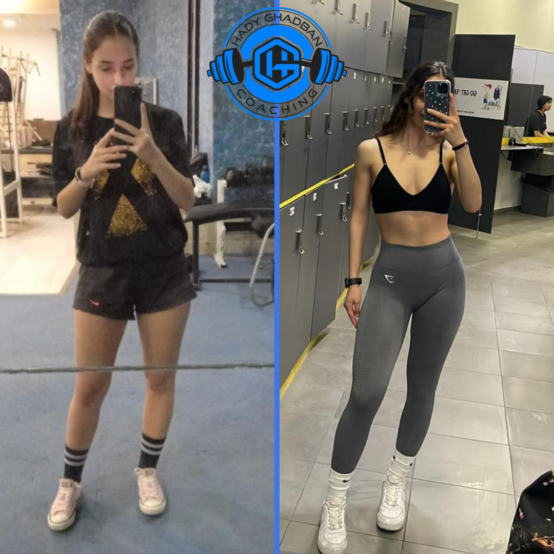 Belle transformation — lost 7kg in 6 months